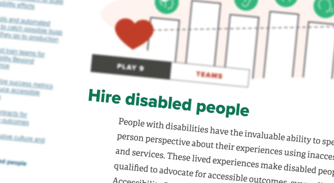 The 9th play, hire disabled people, is the heart of this playbook and my personal favorite.