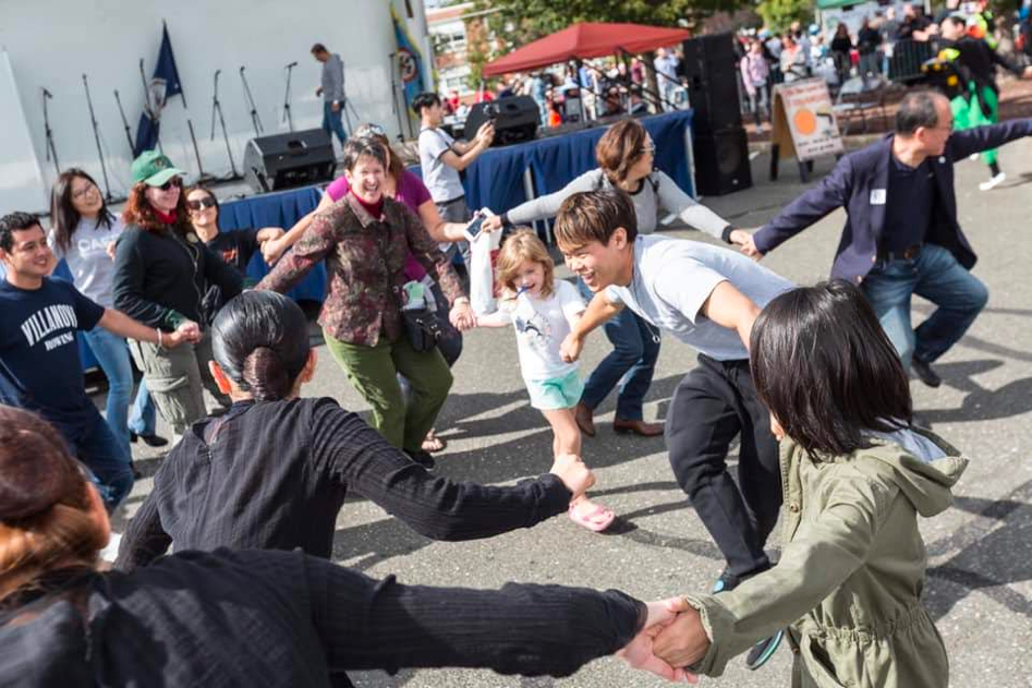A local Korean ring dance I helped organize for the community.